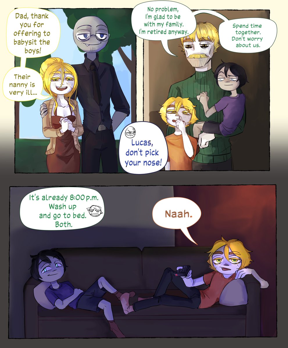 SEVACHKAAAA's tweet photo. Weekend with Grandpa 

#YourBoyfriendGame #YourBoyfriendGamePeter #YourBoyfriendfanart #art #YBG #YourBoyfriendGameOC #Oc https://t.co/m3M1G0dxjD