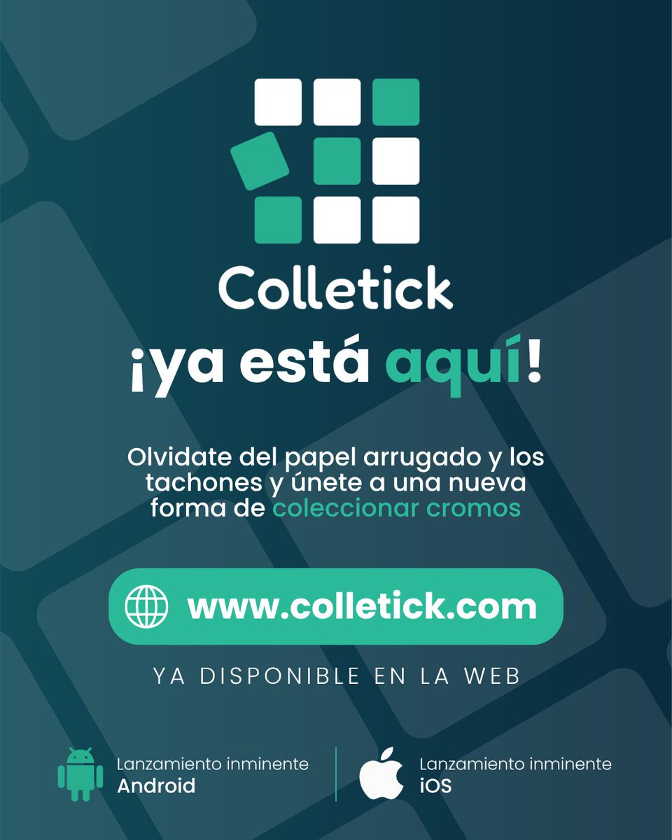 colletick's tweet photo. ¡Colletick ya está aquí!

Regístrate y únete a la comunidad a través de nuestra web: https://t.co/sLs3kY2LMU.

En breve en Android e iOS. https://t.co/ekuZFiLdrV