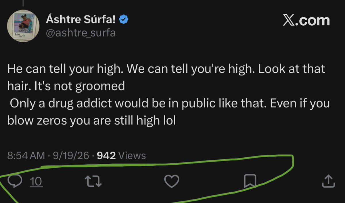 JayEyeBee11's tweet photo. @ashtre_surfa @Favoritetrends2 I love when it’s all comments and no likes.. because you just know you getting cooked in the comments 😂 https://t.co/37nB51EH20