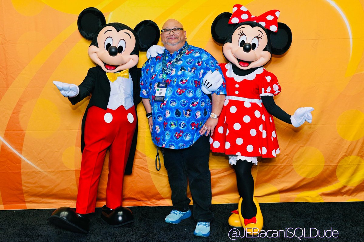 JEBacaniSQLDude's tweet photo. Post conference event at @DDAConference #DDAC2026 featured a few Disney Photo Pass opportunities!… 😎 https://t.co/PpulFKrSXH