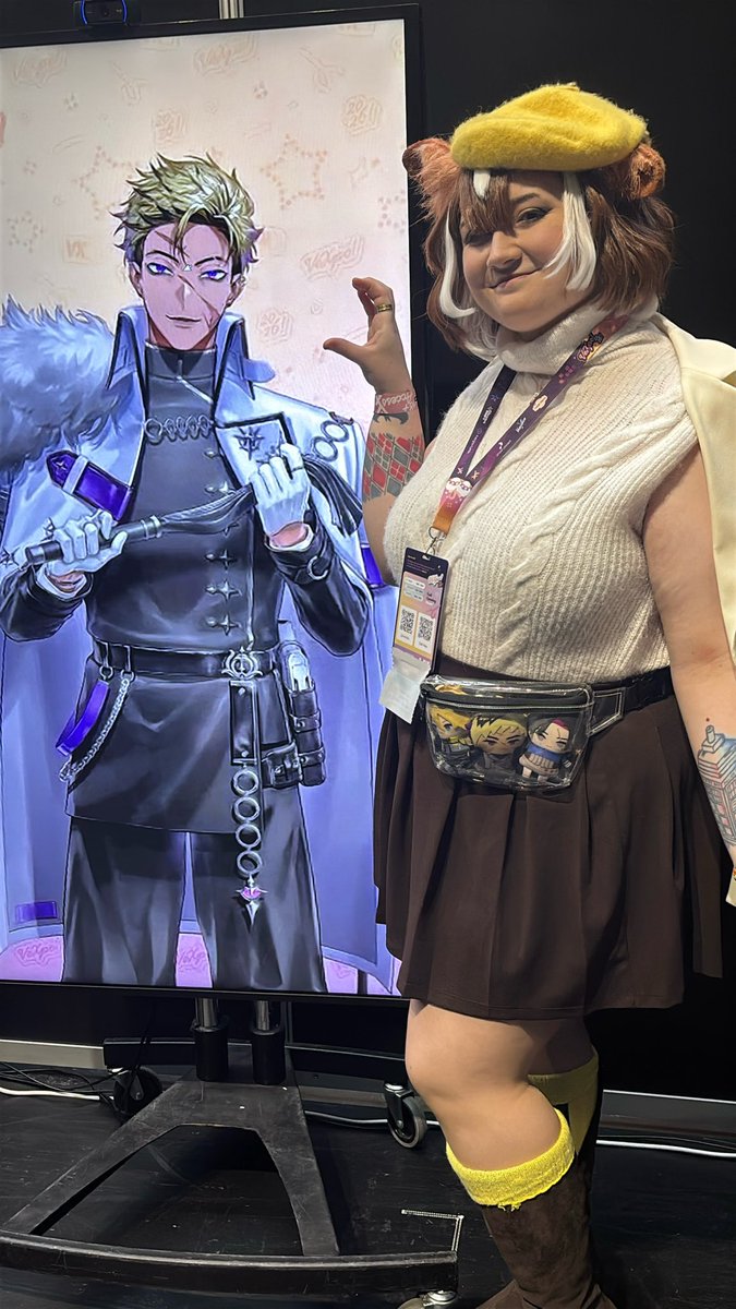 BowCosplays's tweet photo. Crowshi was so sweet and still remembers who I am even when I’ve been burnt out of streaming for so long 🥹 https://t.co/At7uUJiOkB