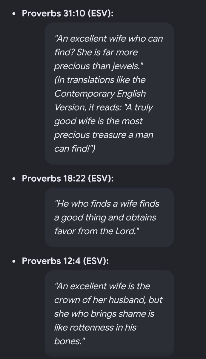 Sunflower_B8's tweet photo. Men are told to first look for money, then will get the women they want. And I see that as Trade.

But here I say to you,
A good wife is a treasure.

But the world has robbed us of treasures since they also be looking for treasure. https://t.co/gygzvR7JYi