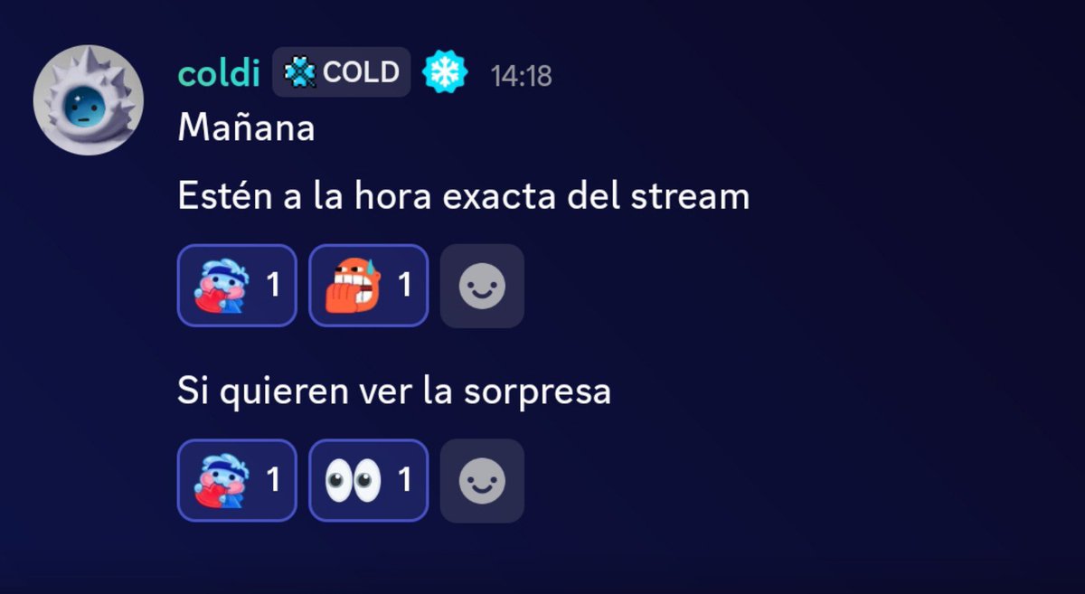 clay_beloved's tweet photo. Coldi dice que estemos puntuales mañana para ver la sorpresa 😦😦

#Coldified https://t.co/UY6MO1eDFo