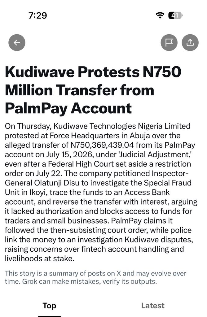savagekizz's tweet photo. From the look of things, it seems Kudiwave is now being left to suffer the loss of a whole N750.3M removed from the business account. Neither the court nor the Nigerian Police Force have been able to provide answers to the protesters. #Justice4Kudiwave https://t.co/fpZHnwbcTK