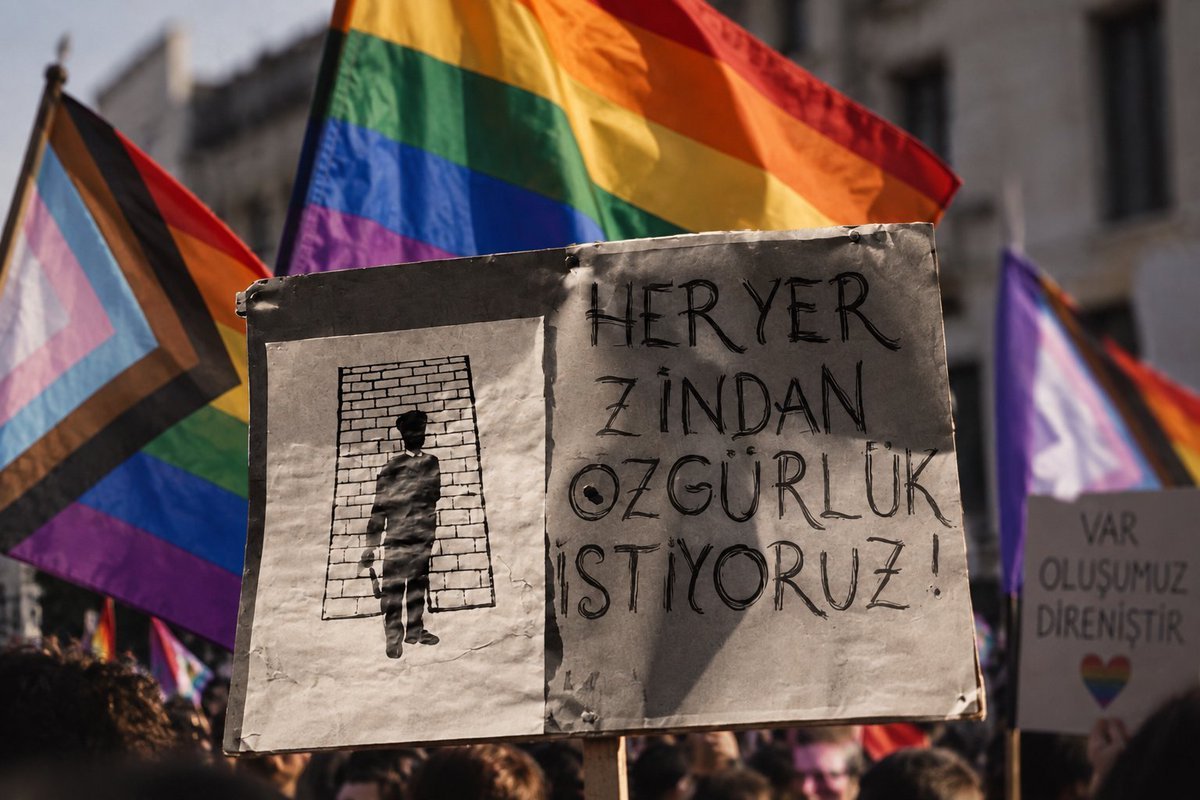 MarianoGiustino's tweet photo. Denunce di torture, perquisizioni corporali, insulti, minacce e isolamento degli esponenti della comunità #Lgbtiq+ arrestati nelle maxi retate del 12-13 settembre in almeno 15 province della #Turchia. A denunciarlo è 🌈Kaos GL Derneği, la più prestigiosa associazione sui diritti di genere del paese. 
Nel famigerato carcere di #Sincan gli omosessuali sono sottoposti a torture, maltrattamenti e isolamento, a perquisizioni corporali nude, a violenza fisica, a insulti, minacce e isolamento. Agli arrestati è stato impedito anche l'accesso a farmaci e bisogni di base. Qui la dichiarazione di @KaosGL: «Il Ministero della Giustizia è responsabile di ogni possibile negatività che si starebbe verificando». 
Aggiornamenti a breve...