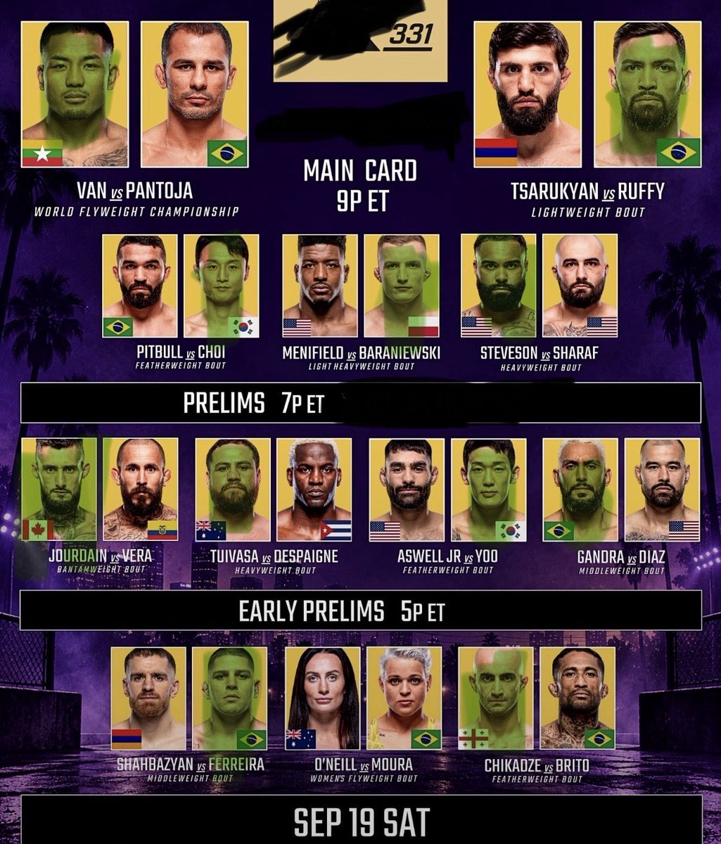 PinestArts's tweet photo. Picks. Feeling crazy. #UFC331 https://t.co/pijCdnV0Gx
