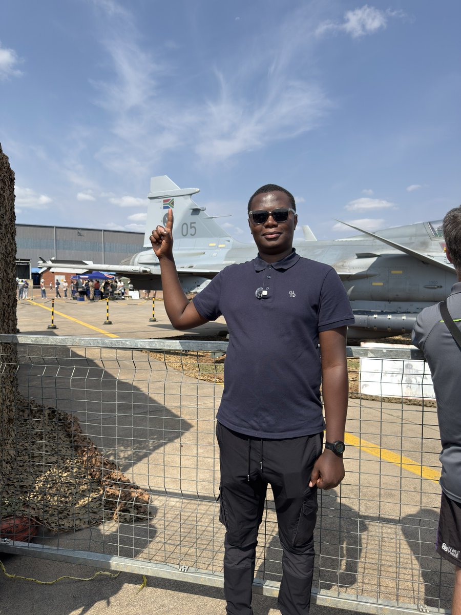 JosiahThobejane's tweet photo. Gripens sound so loud and intimidating, word is we have 5 ready to deployed anytime - additional 4 at 99% readiness with the aim to have 13 readily-ready, and the rest waiting small to major repairs.

Today there were 3 Gripens flying at Waterkloof 🥺

#AAD2026 https://t.co/pPF6qJk1x3