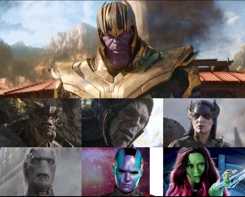 lorxell's tweet photo. Am I the only one that thinks Thanos never having biological children actually makes sense?

If his entire goal was to stop overpopulation and prevent resources from becoming scarce, having children of his own would technically add to the problem.

He could’ve created an army from his own bloodline, but instead, he only adopted children from different worlds. Maybe that wasn’t an accident—it was completely in line with what he believed.