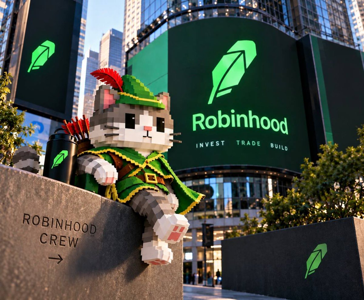 LadyDaga777's tweet photo. @RobinhoodApp Love the cat 😎💪🏻🚀💚 https://t.co/2knM50zuzU