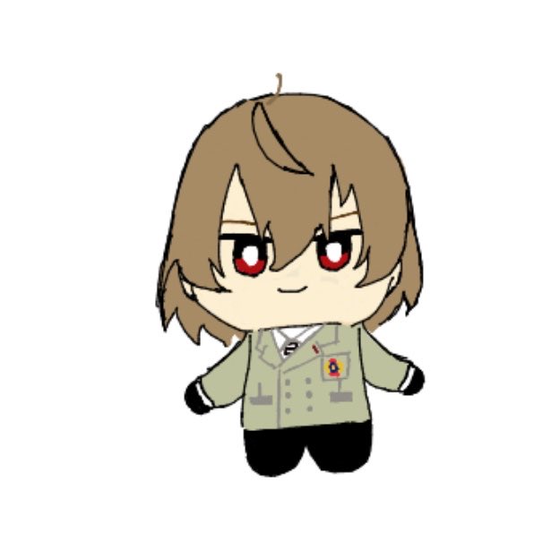 a62__v's tweet photo. 家の子の明智くん描いたよ〜‼️
上の糸が出てるのがアホ毛みたいで可愛いの🫶🏻️︎ https://t.co/dyK6rgfbVK