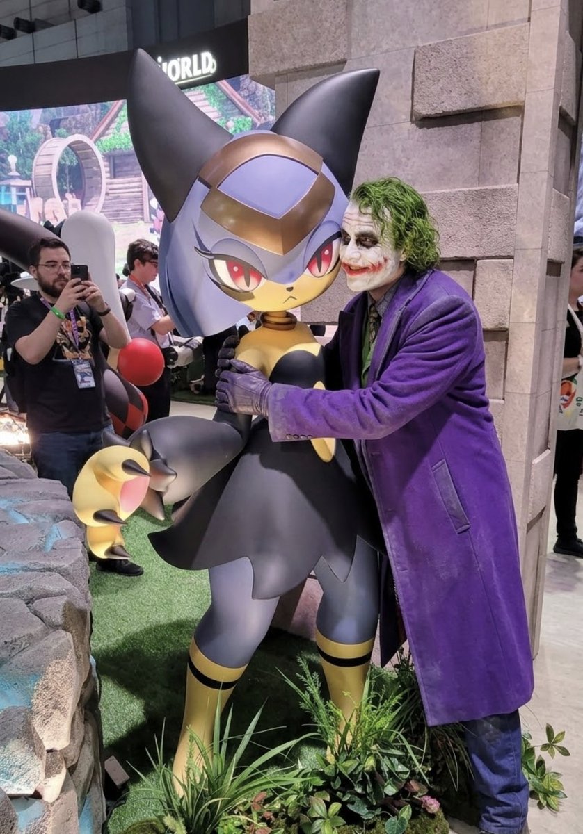 Danil_boom4xi's tweet photo. Joker, what are you doing!? 
#TGS2026 #Palworldㅤㅤ https://t.co/0zTVLHtV6Q