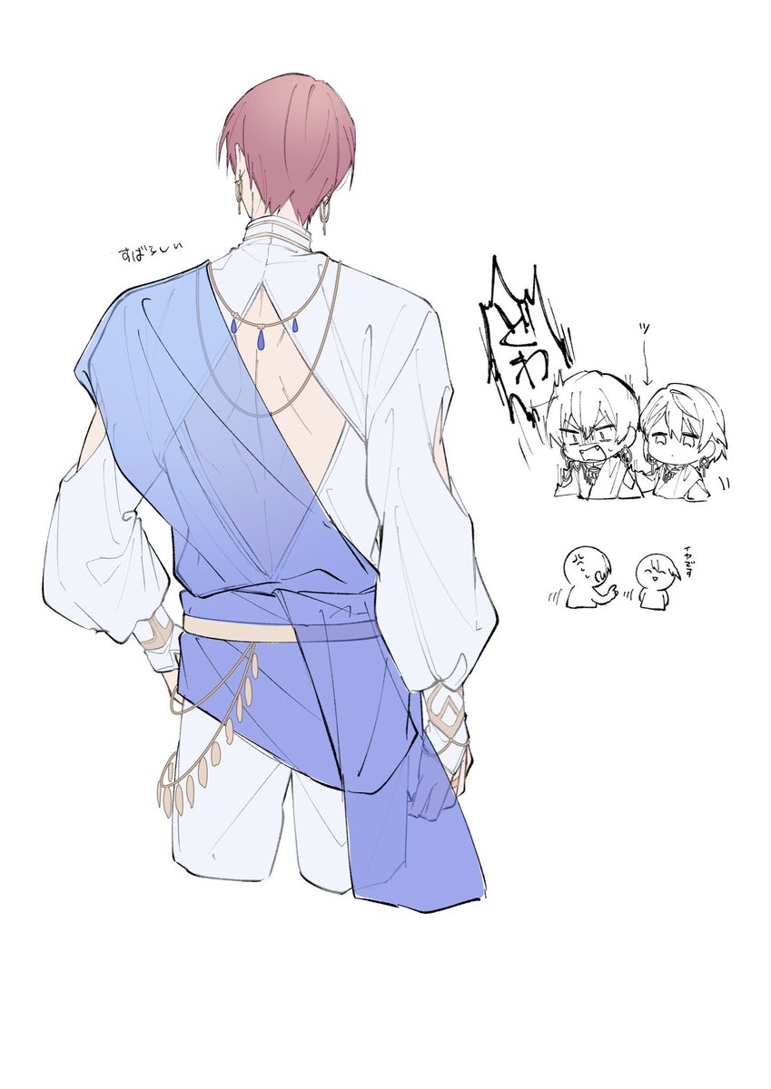 miroro_097's tweet photo. 表に上げても良さげなｱﾗﾋﾞｱﾝﾅｲﾄの絵が出てきたため、こちらにも放出する
(えきすぽの三面図公開前なので衣装あいまい) https://t.co/jZYgIIpBDm