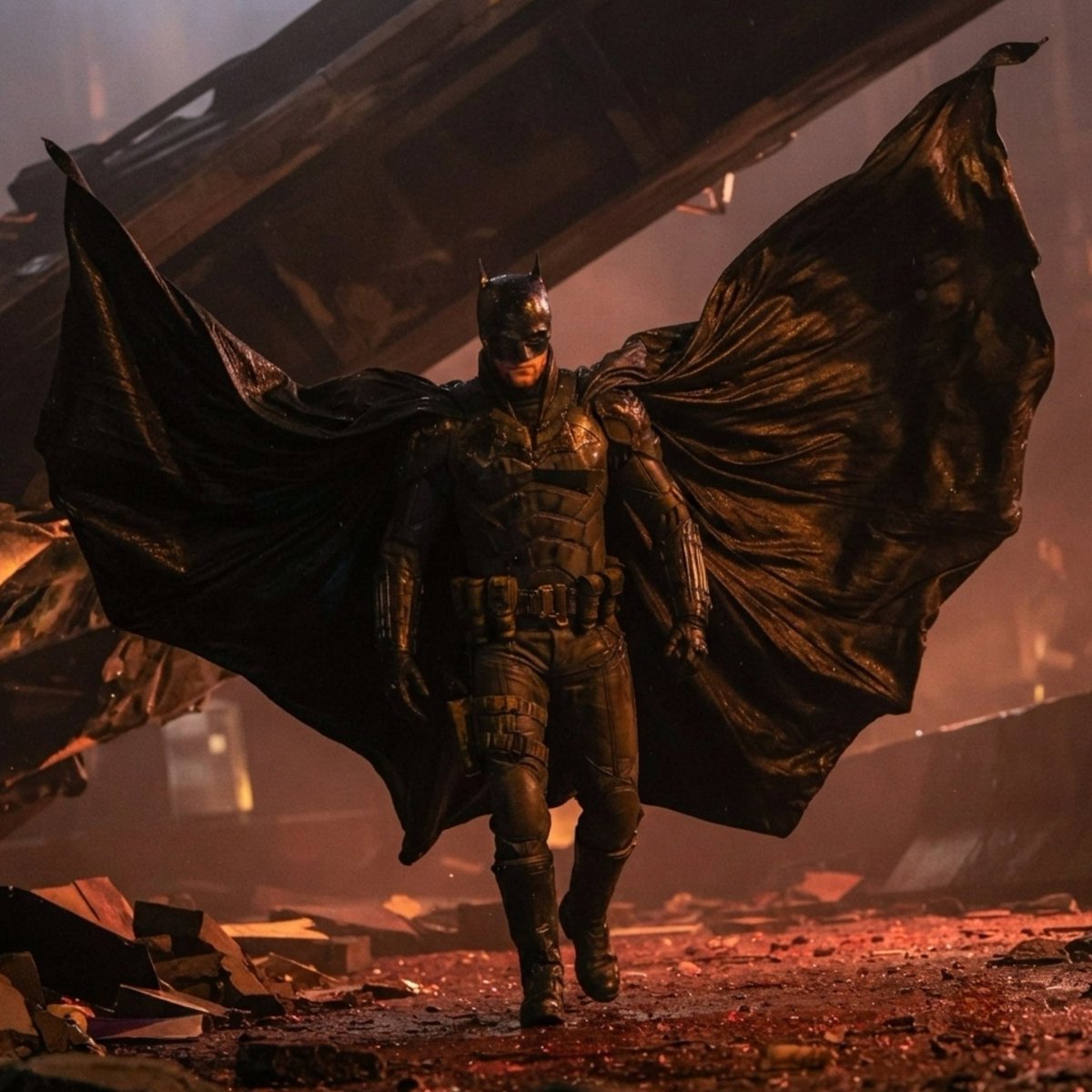 flixcenter's tweet photo. Matt Reeves shares new images of Robert Pattinson on set of "THE BATMAN: PART 2" for Batman Day. https://t.co/4kMQqy1KFO