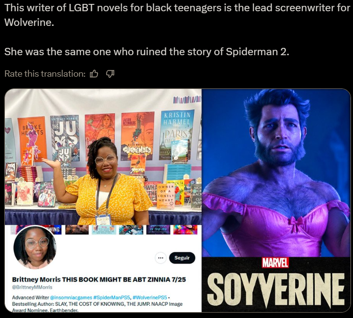 ___Affinity___'s tweet photo. @chillasf2005 @stefbrando @realradec They're <your> gay fantasies now, since you paid to consoom them goycattle, straight from Walt Williams and Brittney Morris's woke udders. (Oh, the yearning!)
You can keep those sportslop titles too, since they have about the same amount of substance as this normie trash. https://t.co/wdW6DcGklN