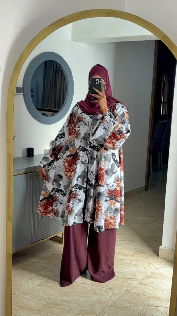HajjaFalmataa's tweet photo. SLAY MAMA OUTFIT 
                  
Top, veil &amp;palazzo 

 16,500 https://t.co/7XbrWUEB4x