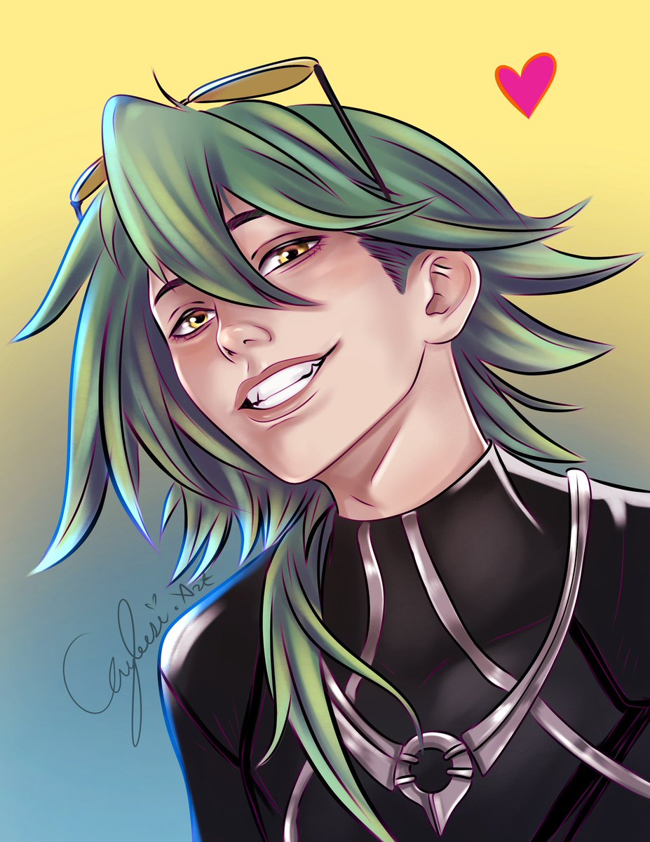 CayleesiArt's tweet photo. Had Ezreal on the brain last night so decided to draw him for the first time since 2023 with the new gradient line brush I bought 🥰💚 Paranoia still is one of my top favorite league songs.

#LeagueofLegends #Ezreal #HEARTSTEEL‌ #fanart #riotgames https://t.co/cVaVzmDARK