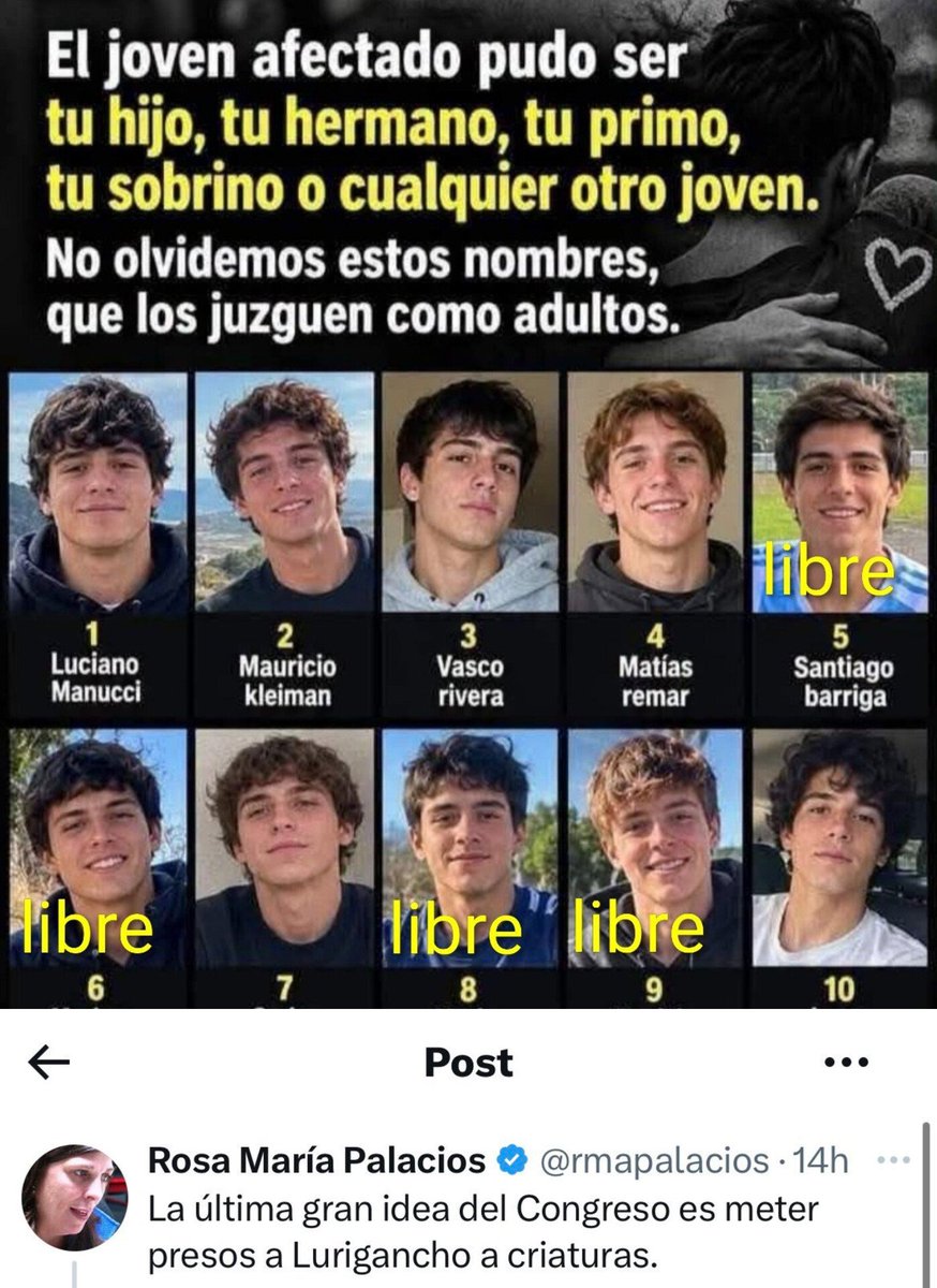 ultimopaladin's tweet photo. No pueden ir al Lurigancho, son unas criaturas. https://t.co/a6eoKXD3TG