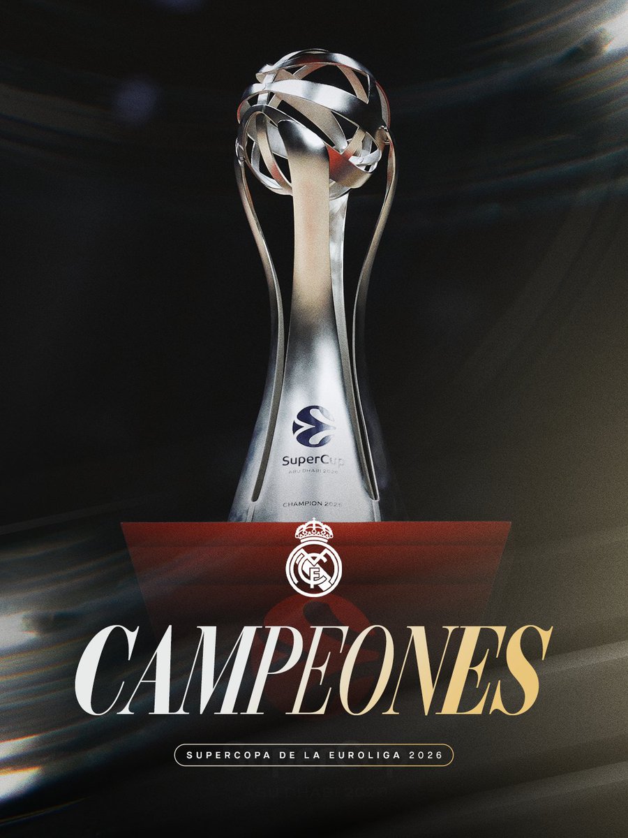 RMBaloncesto's tweet photo. 🙌 ¡CAMPEONES! 🙌
#SuperEuroCampeones https://t.co/waUMflqT6c