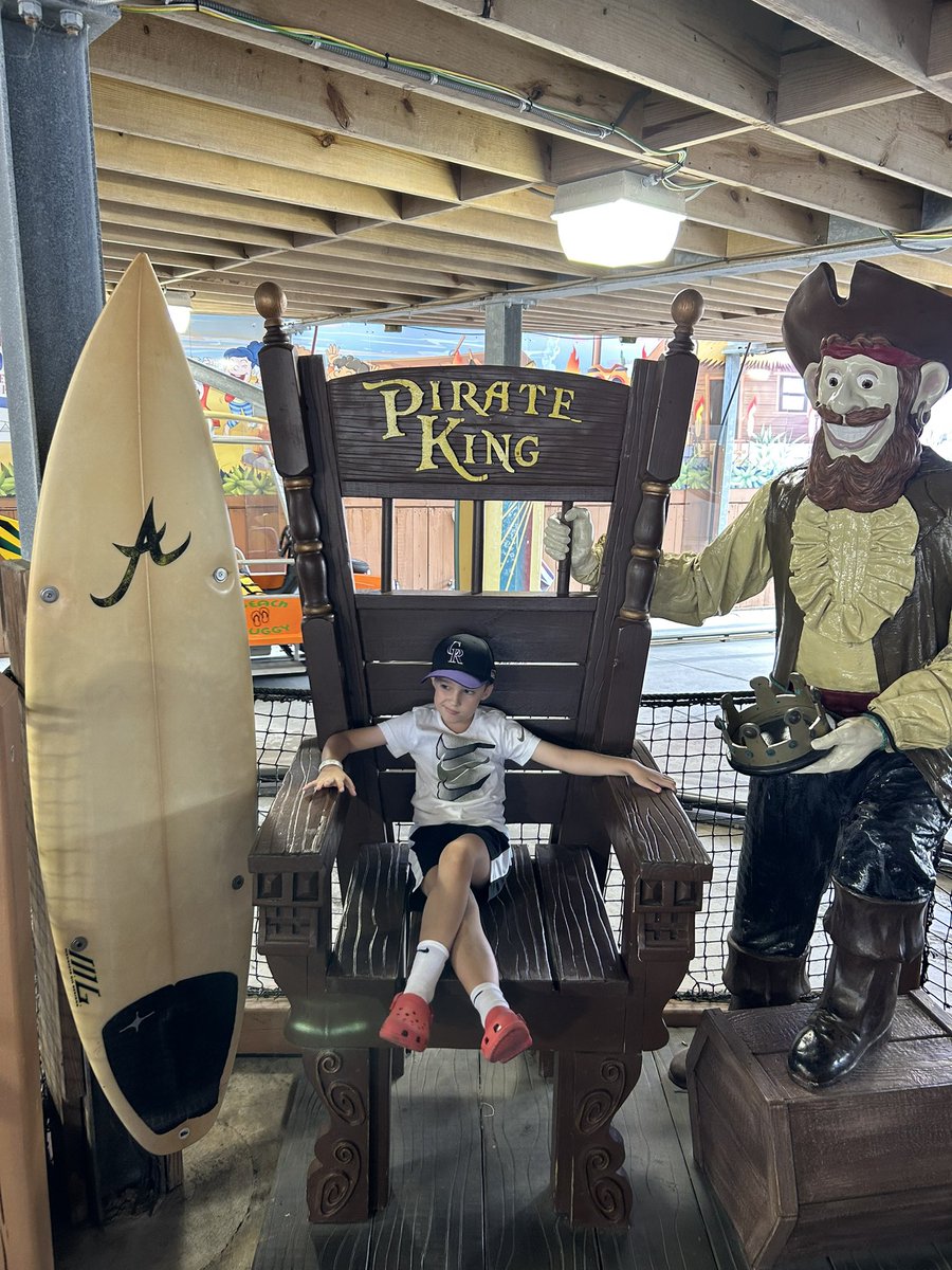Cmd_Guap1's tweet photo. Baseball pregame warmups in the a.m. with his best buddy!! Of course their jerseys would be
6-7 #IYKYK Then headed to Ocean City for one last boardwalk run of the yr
#GoPirates https://t.co/HqKuhsroog
