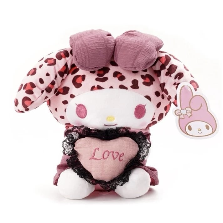 sanriodaily's tweet photo. leopard print kuromi and my melody 💫 https://t.co/EJp6jvxxwt