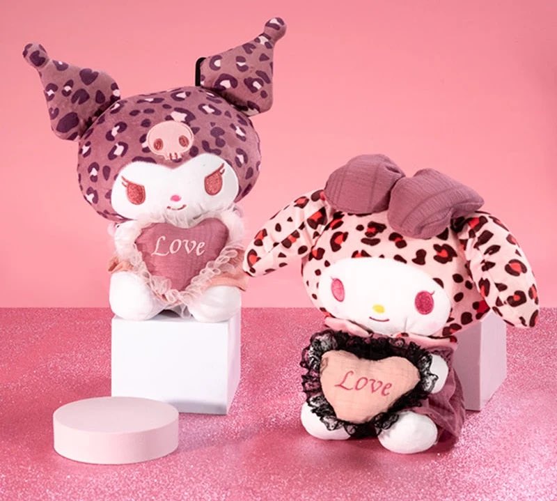 sanriodaily's tweet photo. leopard print kuromi and my melody 💫 https://t.co/EJp6jvxxwt
