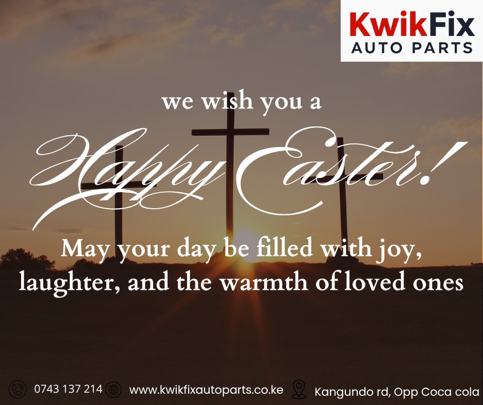 be_hatice's tweet photo. Happy Easter from Kwik Fix Auto Parts! Wishing you safe travels and smooth rides. Keep your car performing at its best with quality parts you can trust. Drive safe, drive smart this holiday! https://t.co/NZPZv7mWtw