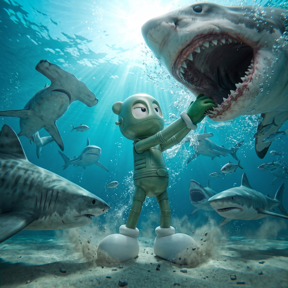 Feliana_eth's tweet photo. Fear is just a construct, stare it right in the jaws. https://t.co/MTqMQiA5UF