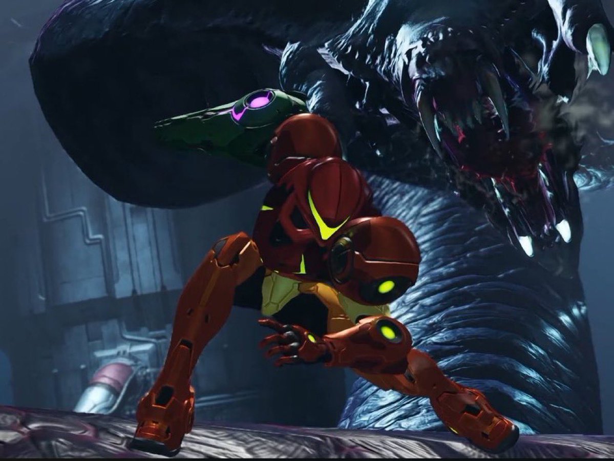 MetroidAnalyst's tweet photo. Samus’ Varia suit looks like the exposed aspects from Dread have been a bit more covered up. https://t.co/HmassSVyQD