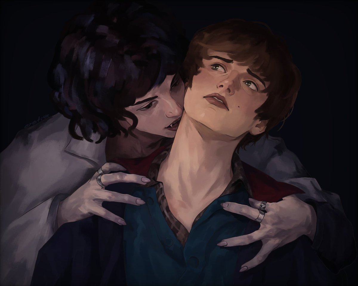 ereticcc's tweet photo. #byler #vampiremike https://t.co/r7KPVM4M9J