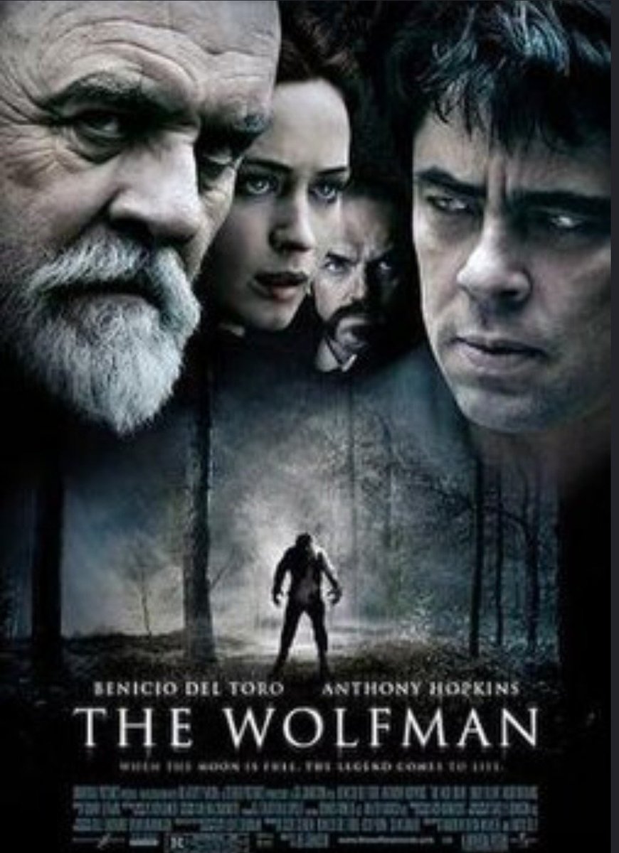Ookami5x's tweet photo. Tonight 1941 vs. 2010, Claude Rains vs. Benico Del Toro in The Wolf Man 🐾🐺🪦🍻🍻🍻 https://t.co/yHdXnn0KON