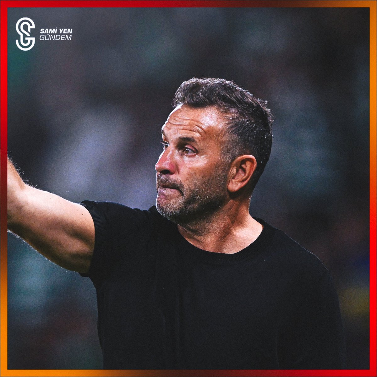 samiyengundem's tweet photo. ℹ️ Okan Buruk, kırmızı kart gördüğü için maç sonu röportajına katılamayacak. https://t.co/rLL6F2ei1A