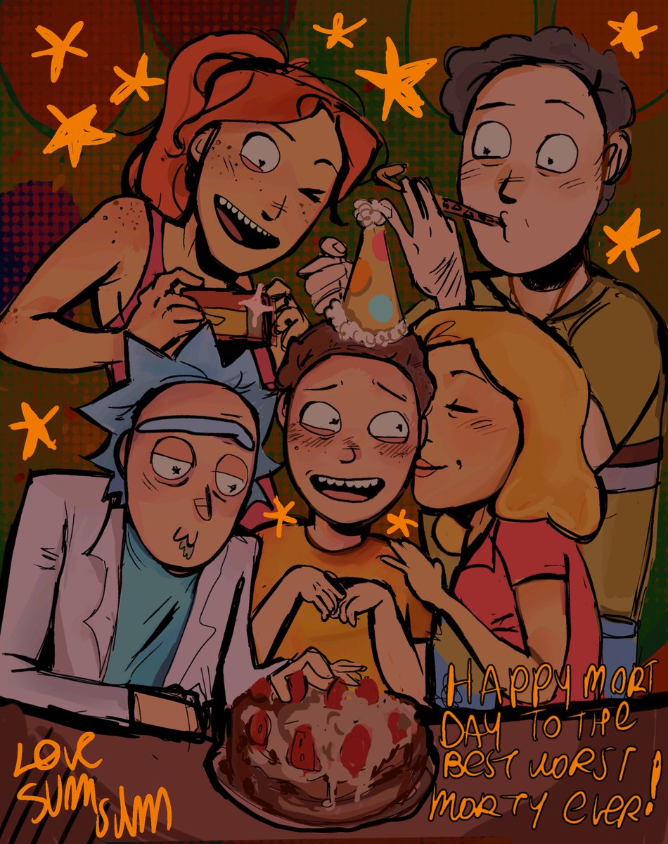 anglesandsuch's tweet photo. Happy mortday YAYYYY #rickandmortyn https://t.co/D6rUTzQz0S