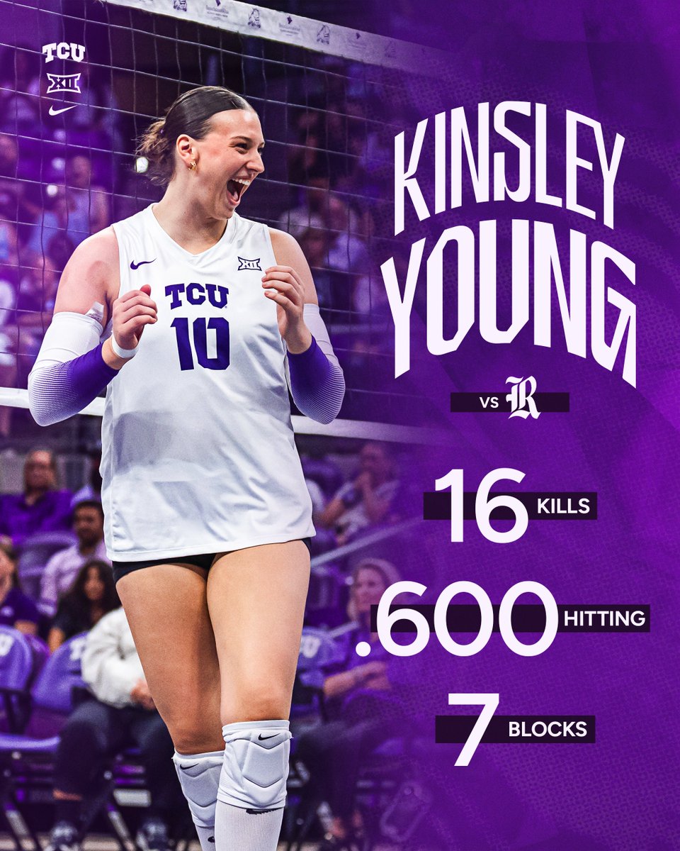 TCUvolleyball's tweet photo. learn the name 🤫

#GoFrogs | @KinsleyYoung10 https://t.co/DcaRxZkU2p