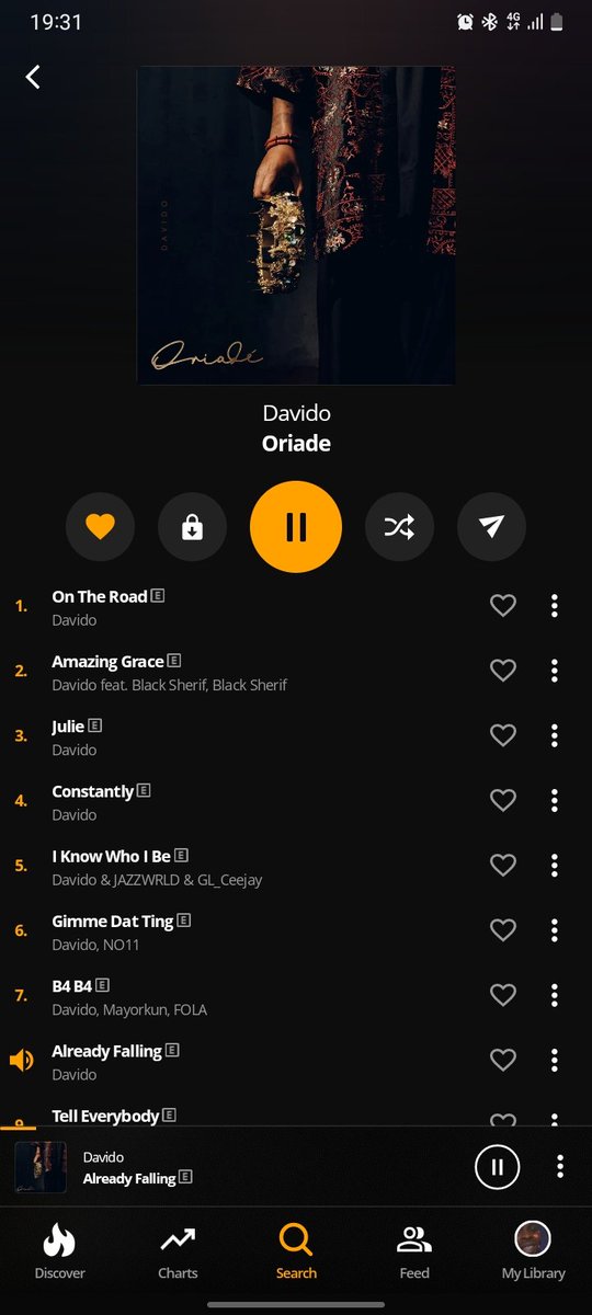 CruzzCaasi's tweet photo. I am actually " ON THE ROAD " listening 🎧 too the album " ÒRIADÉ " by Davido

Amazing 😍 Right ▶️ https://t.co/R2eur71EP8