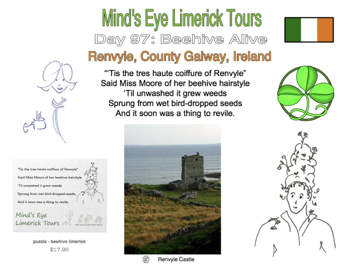 tom_mindseye's tweet photo. #Limerick #entertainment #humor #Renvyle #Galway #coiffure #beehive #puzzles #gifts https://t.co/BHx2YmzA28 https://t.co/JmCelPpXYJ