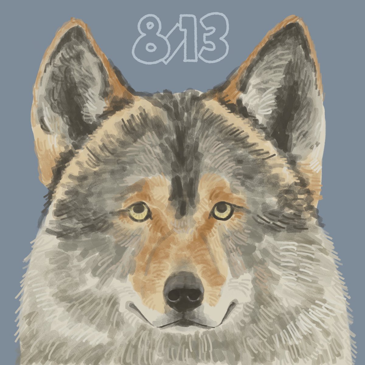 kiuminooo's tweet photo. 8月13日_国際オオカミの日_
#イラスト
#365日 https://t.co/Cvau7iPv5g