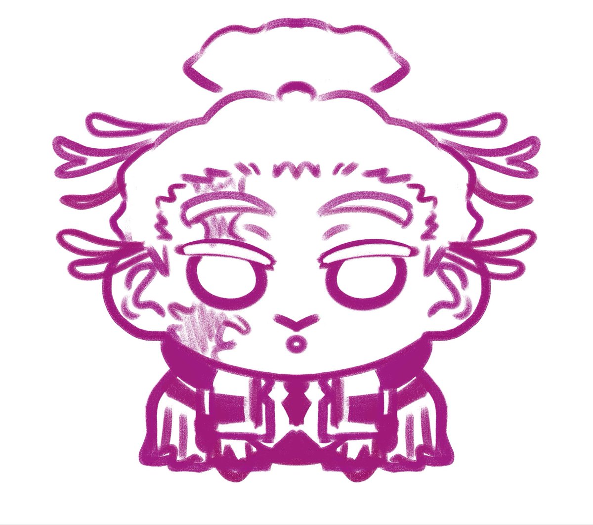 amnika_art's tweet photo. @hyomamisu He’s been drawn but he might be in the next batch! https://t.co/6uZgAobWkQ