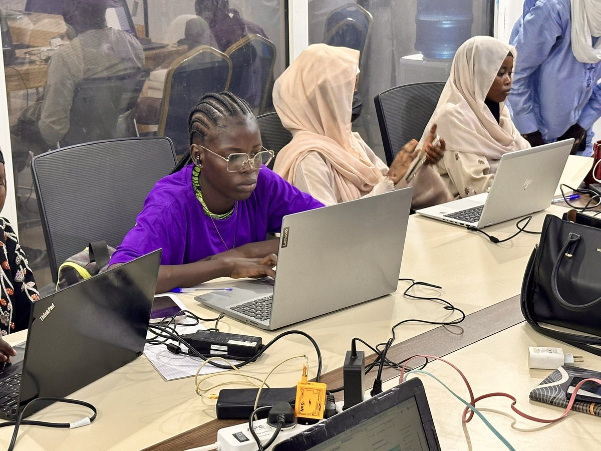 WikimediaTchad's tweet photo. Le marathon d’édition #SheSaid2026 au Tchad se poursuit !
Au programme ce samedi : création de citations de femmes tchadiennes sur #Wikiquote et amélioration des articles existants sur #Wikipedia. 📝👩🏾‍💻
Merci à toutes et tous pour votre engagement ! 🙌🏾
#SheSaid #Wikimedia #Tchad https://t.co/apgaSmmpMu