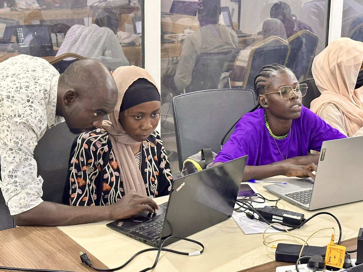 WikimediaTchad's tweet photo. Le marathon d’édition #SheSaid2026 au Tchad se poursuit !
Au programme ce samedi : création de citations de femmes tchadiennes sur #Wikiquote et amélioration des articles existants sur #Wikipedia. 📝👩🏾‍💻
Merci à toutes et tous pour votre engagement ! 🙌🏾
#SheSaid #Wikimedia #Tchad https://t.co/apgaSmmpMu