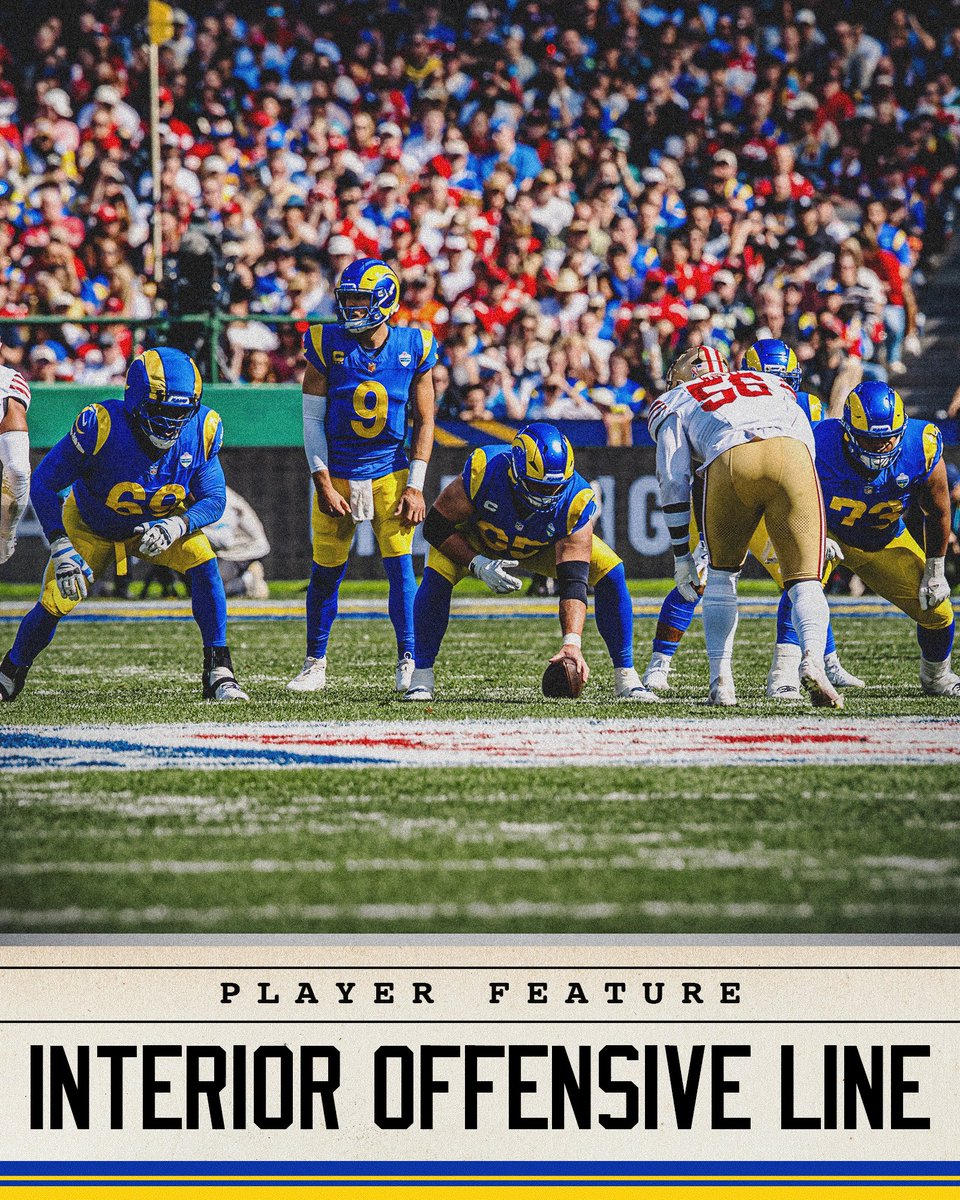 zachedwards04's tweet photo. A strong Week 1 performance from the Rams interior o-line — Steve Avila, Coleman Shelton and Kevin Dotson — is a testament to their trust and comfort.

The three talked about their excitement to hit midseason form as quickly as possible:

📝 » https://t.co/cvvFjkQR0u https://t.co/93dXNFYzt3