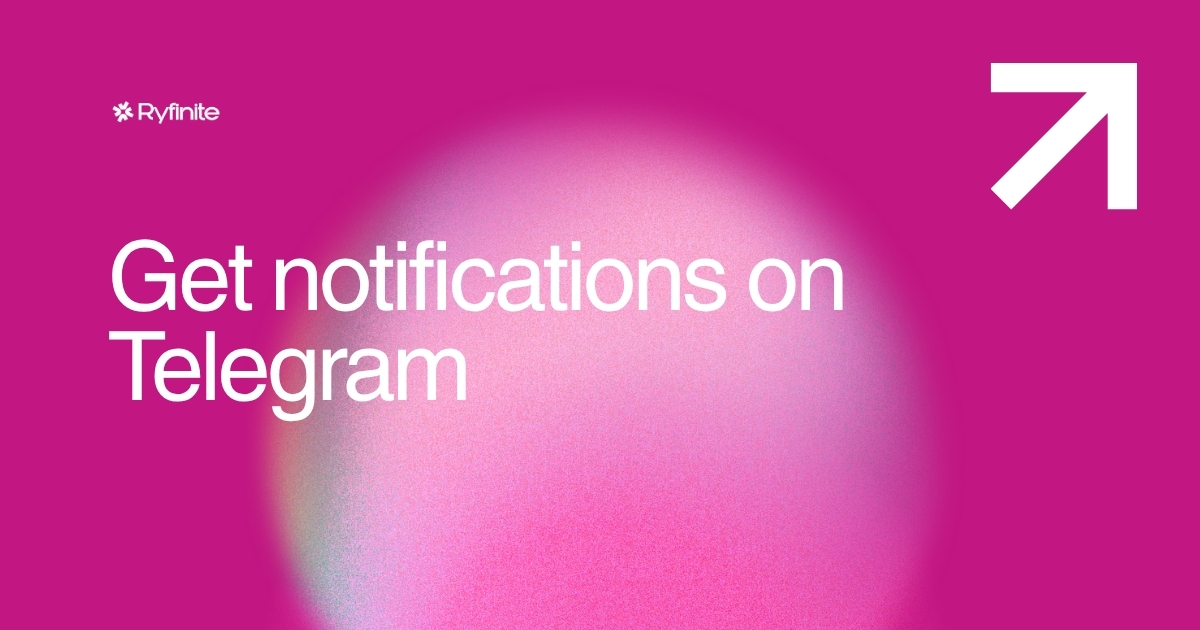 ryfinite's tweet photo. Gm Ryfinite fam 👋

A lot of you asked for faster Ryfinite notifications, so we’ve just launched our official Telegram Bot 💬 

Connect your Ryfinite account and get your notifications and updates instantly, directly on Telegram.

To connect, visit your account settings on Ryfinite.

Let’s connect 👉 https://t.co/Cj3Rwd2clT