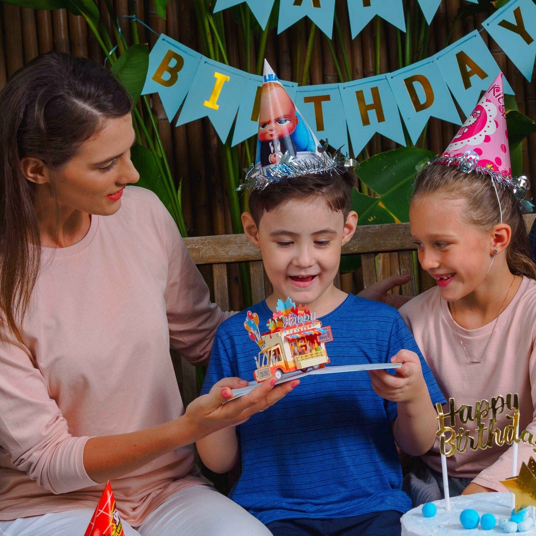 peachandpantry's tweet photo. Make their birthday pop! 🍦 This handmade 3D ice cream truck card is a sweet surprise. Add your note to the removable tag for a personal touch. Shop Now: https://t.co/UNYyMsq2VT #HappyBirthday #PopUpCard https://t.co/0ztAXTBeOO