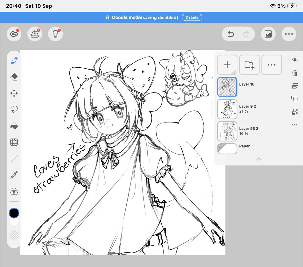Strawzelle_crem's tweet photo. Might consider buying clip paint instead of using ibis 
#sketchart #sketch #furryart #furryfyp #art #drawingㅤㅤ https://t.co/hrQ9PFV7eq