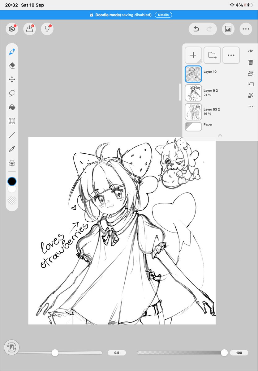 Strawzelle_crem's tweet photo. Might consider buying clip paint instead of using ibis 
#sketchart #sketch #furryart #furryfyp #art #drawingㅤㅤ https://t.co/hrQ9PFV7eq
