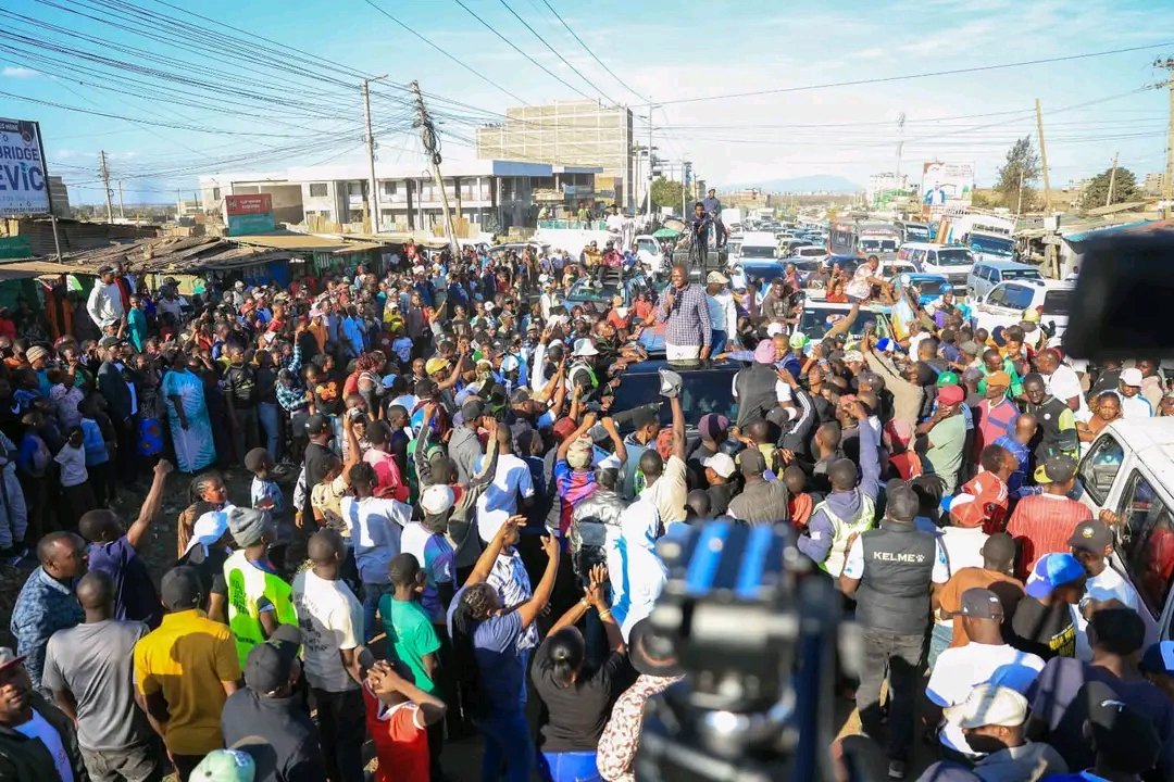 PPYL_Ke's tweet photo. SEPTEMBER 19TH 2026: NAIROBI CITY COUNTY PEOPLE’S TOUR. 

Party Leader Hon. Ndindi Nyoro today toured Njiru, Kasarani Constituency, Nairobi County. 

He reminded the great people of Njiru on the pillars that will define his leadership and the next chapter for Kenya once we actualize one term come 2027, that:

1. Starting January 2028, Free Basic Education becomes a reality, removing one of the biggest barriers standing between our children and their future. 
2. A functioning healthcare system remains non-negotiable, because a healthy nation is a productive nation. 
3. Job creation stays at the top of our agenda, because dignity begins with an income.

Asanteni sana for coming out in large numbers.

We are African and Africa is our Business.

#PeoplesTour
 People's Party Youth League