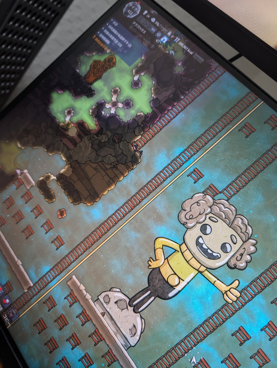oo_______nn's tweet photo. oxygen not included 411サイクル目でようやくモニュメント建築できた😭 https://t.co/PJwIF0hSJy