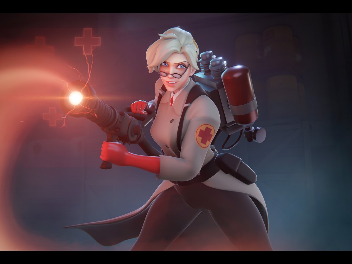 fasheldt's tweet photo. mercy tf2

#Overwatch #TeamFortress2 https://t.co/O8d5nDKtm8