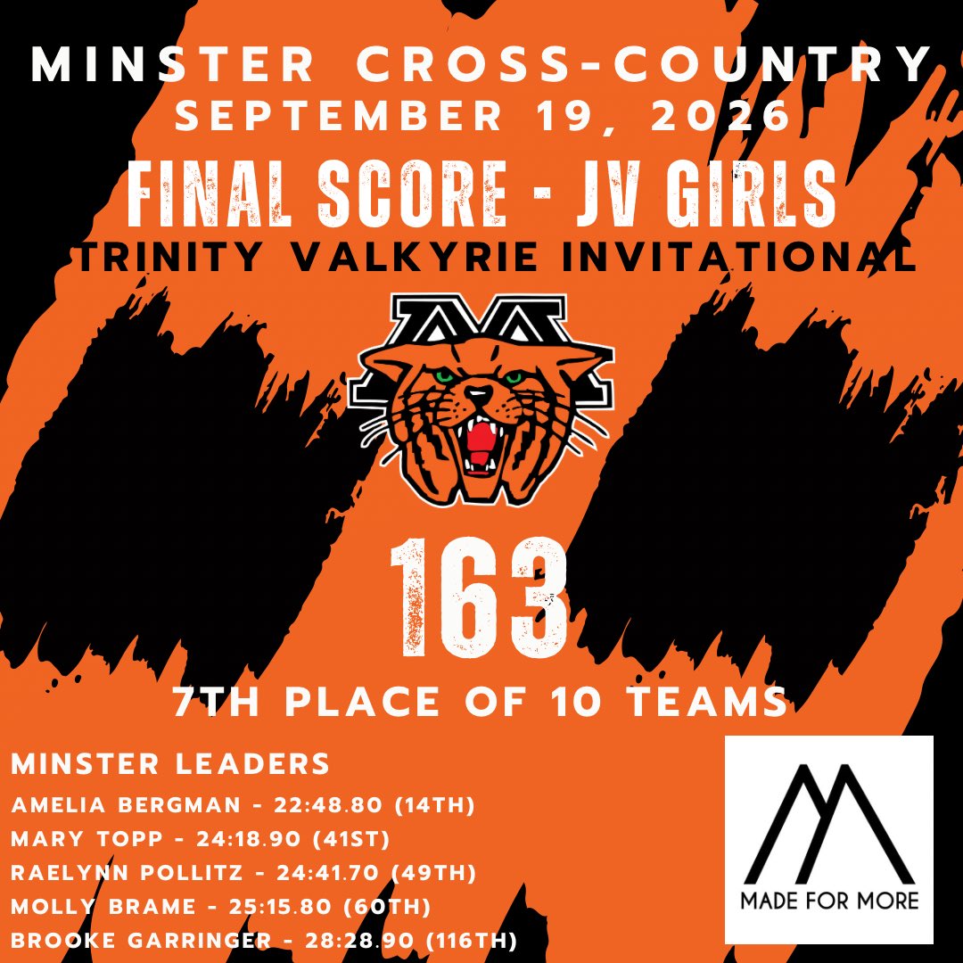 MinsterAthletic's tweet photo. https://t.co/lFO1h6x9RS