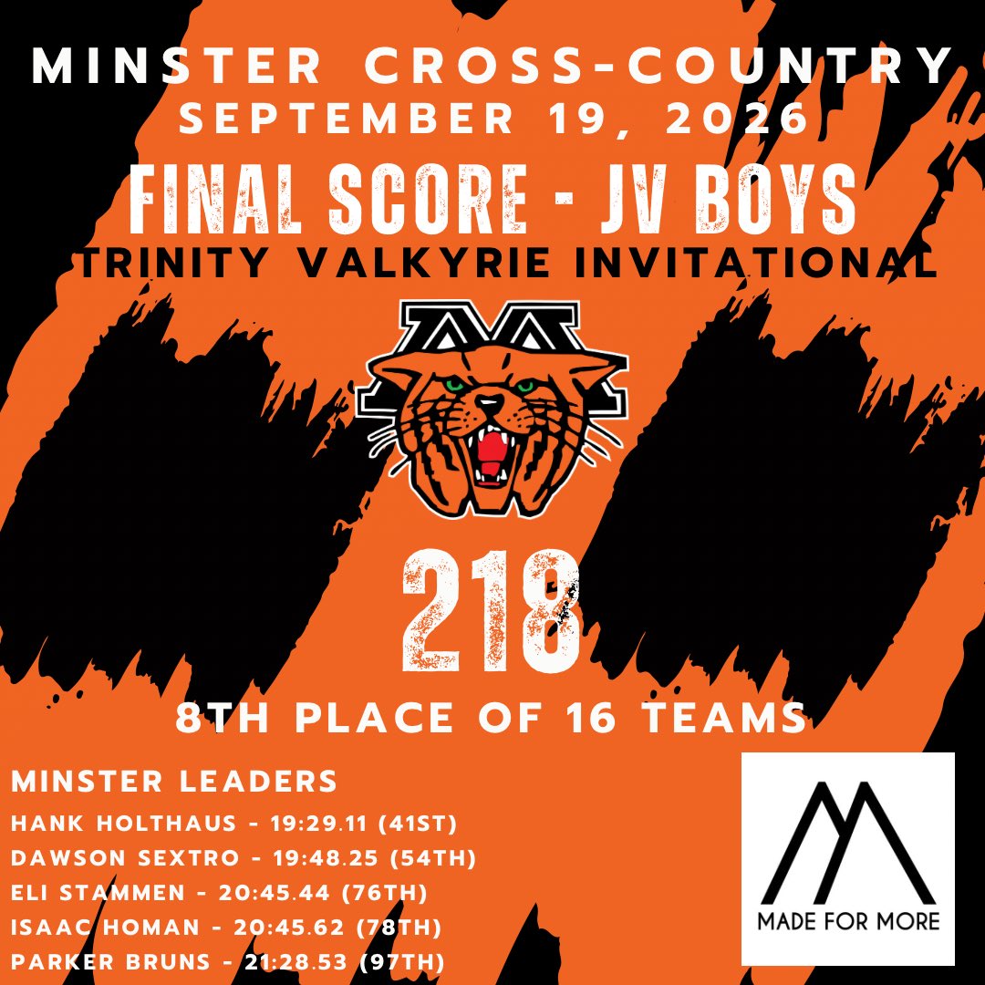 MinsterAthletic's tweet photo. https://t.co/lFO1h6x9RS