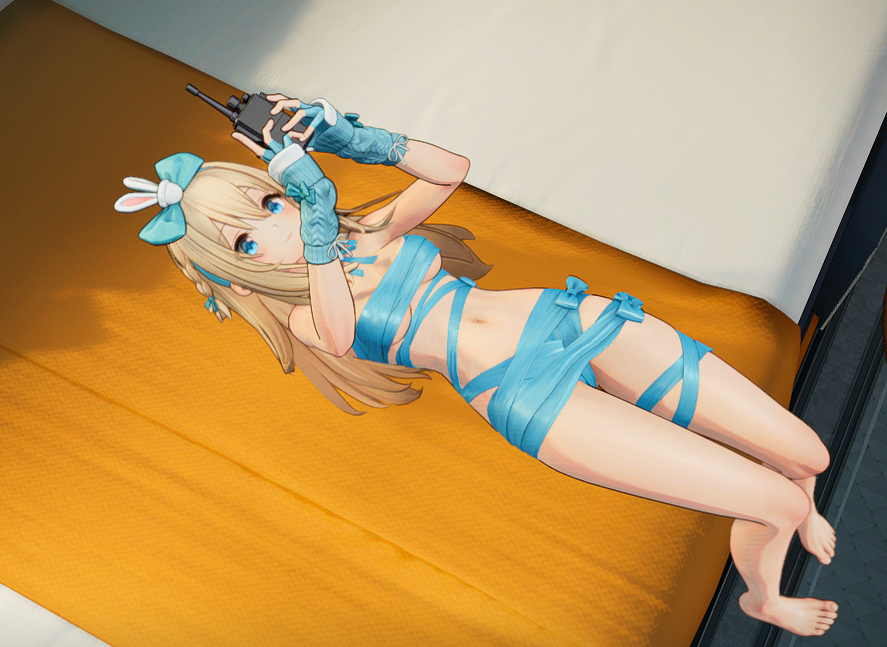 JaroDeck's tweet photo. OR think of Suomi. In a bikini I'm cofident she would actually show more. But I like the ribbon better

I WILL be using some ribbon on someone in the future https://t.co/4CTl8n7Azg